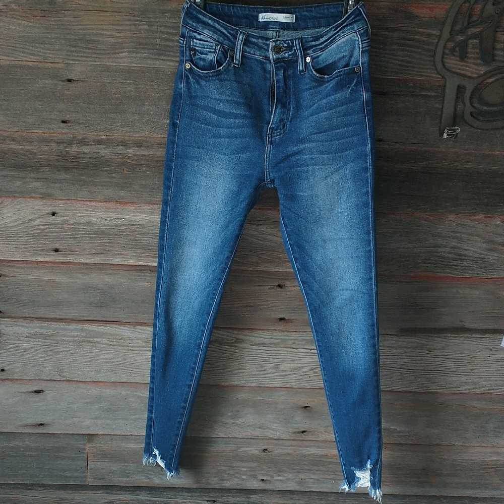 KanCan Medium Blue Distressed Skinny Jeans